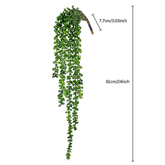 Hanging Artificial Succulents Plants For Decoration Fake Plant