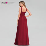 Ever-Pretty Mermaid V-Neck Sleeveless Draped Formal Party Gowns