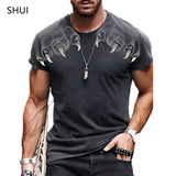 Hip Hop Black Soul Street Men T-shirt Ghost Claw Harajuku Summer Short Sleeve 3D Printing Fashion Loose Top корейская одежда