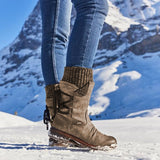 Mid-Calf Boot Winter Shoes Ladies Fashion Snow Boots Shoes Thigh High