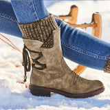 Mid-Calf Boot Winter Shoes Ladies Fashion Snow Boots Shoes Thigh High