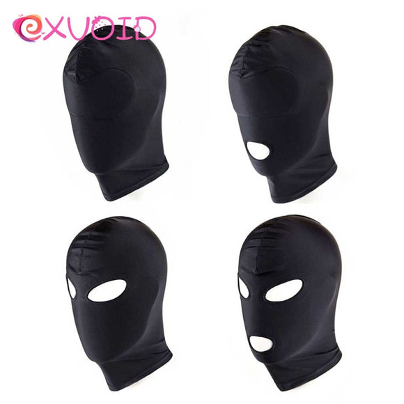 EXVOID Adult Games Sex Toys for Couples SM Bondage Soft Sexy Head Mask Sex Headgear