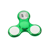 6colors Creative LED Light Luminous Fidget Spinner Changes Hand Spinner Golw in the Dark Stress Relief Toys For Kids