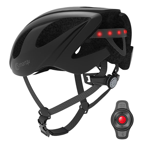 Smart4u MTB SH55M Cycling Bicycle Back Lamp Helmet Outdoor 6 LED Warning Light Smart Motorcycles Helmet SOS Alert Walkie Talkie