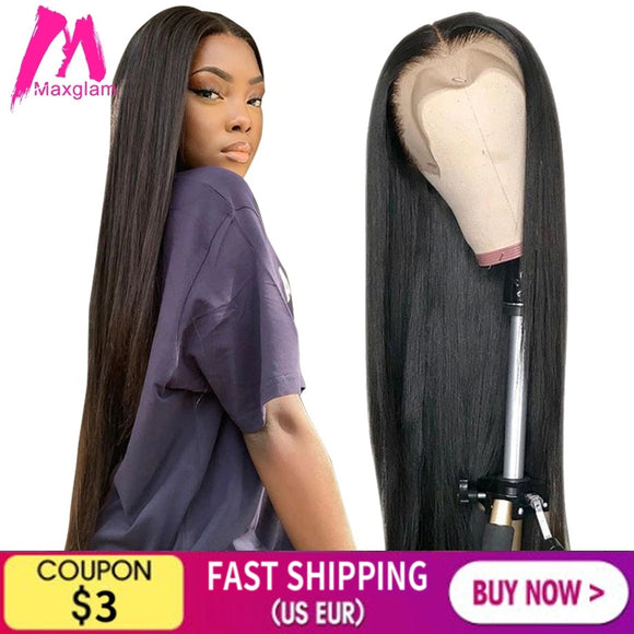 Lace Front Human Hair Wigs Short Straight 28 30 40 inch Brazilian Natural Frontal Wig Full hd Pre Plucked Cheap For Black Women
