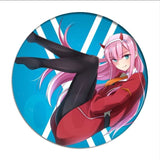 1pcs Anime DARLING in the FRANXX Cosplay Badge Cartoon Zero Two Pretty Brooch Pins Collection bags Badges for Backpacks