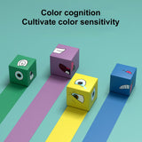Wooden Expression Puzzle Magic Cube Educational Toy