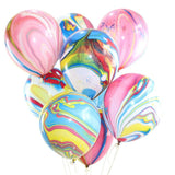 10pcs Colorful Painting Line Party Balloon