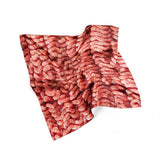 Minced Meat Silk Scarf Butcher Bandana Scarf Silk