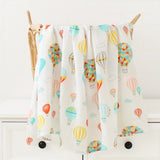 Muslin Baby Blanket Bamboo Cotton Swaddle Wrap