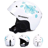 MOON Skiing Snowboard Helmet Cover Autumn Winter Adult Men Skateboard Equipment Sports Safety Ski Helmets With Goggles 2 Gifts