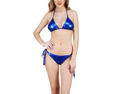 Women's Multicoloured Georgette Swim Bikini Set