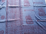 OM Hindu Yoga Meditation Prayer Shawl - Large Color Base
