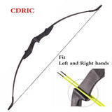 30-50Ibs Powerful Recurve Bow and Arrows Archery Bow With Double Arrow Rest for Left and Right Hands Outdoor Hunting Shooting - shopwishi 
