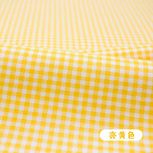 Rainbow Plaid Fabric Pure Cotton 100% Shirt Clothing Dress Bed Sheet Twill Fabrics Textile for Sewing Grid Brocade Black White