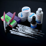 Professional 36W White Cure Lamp Dryer UV Gel Nail Tools Full Set Kit