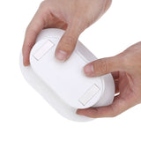 White Plate LED Human Body Induction Night Light Motion Sensor Bedroom Lamp