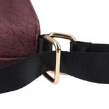 Guapabien Solid Color Magnetic Zipper PU Leather Travel Shopping School Shoulder Girl Bag