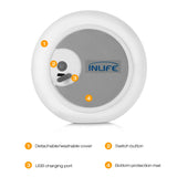 Inlife LJC - 111 3 Modes Portable Tap Control Silicone LED Night Light for Decor
