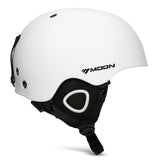 MOON Outdoor Integrated Skiing Helmet with Adjustable Strap Air Vent for Cycling Skating