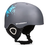 MOON Outdoor Integrated Skiing Helmet with Adjustable Strap Air Vent for Cycling Skating