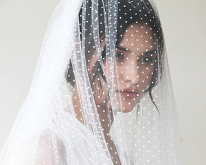 Wedding Dots Tulle Veil  #4019