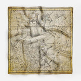 Antique Star Map Silk Scarf Bandana Scarf Women