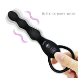 Anal Vibrator Sex Toy for Women Anal Beads Vibrators Gay Prostate Massage Smooth Butt Silicone but Plugs Sex Toys for Couple