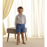 HOT Boys Gentleman Suit with Long Sleeve Shirt+Short Pants for Children