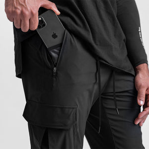 NS040 Gym Cloth Wear Trouser for Men 3D Pocket Cargo Pants Men Sport Bottoms Men's Pants & Trousers