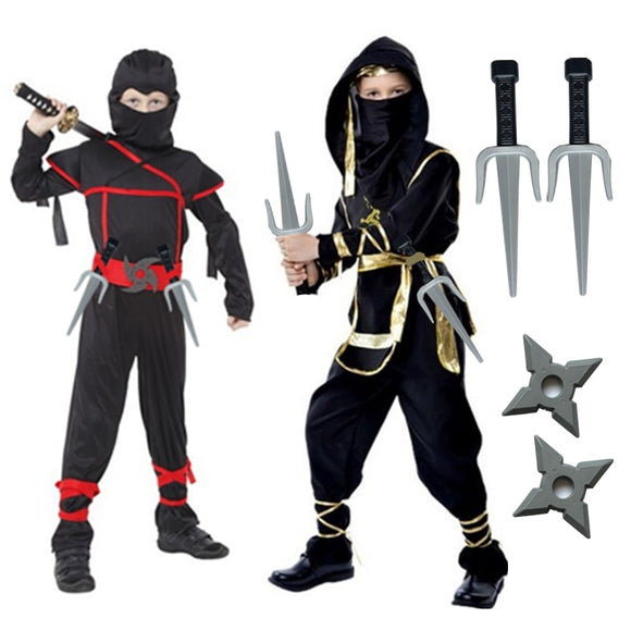 Children's Day Kids Dragon Ninja Cosplay Costumes Birthday Carnival Party Boys Warrior Stealth Fancy Costume