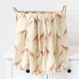 120x120cm Rainbow Bamboo Cotton Baby Blanket Soft Muslin Swaddle Blanket Swaddle Set Newborn