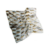 Fish Scale Silk Scarf Valentines Day Gift Bandana