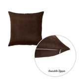 20"x20" Brown Honey Decorative Throw Pillow Cover (2 pcs in set)