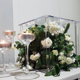 Flower Table Acrylic Crystal Cake Stand Rack for Wedding Centerpiece