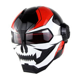 Ironman Style DOT Flip Up Motorcycle Helmet SM515