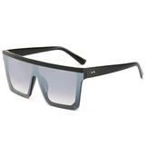 Unisex Oversized Black 2020 Vendor Logo Sunglasses