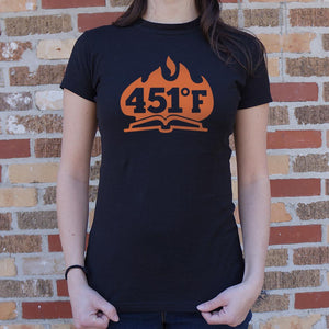 451 Fahrenheit T-Shirt (Ladies)