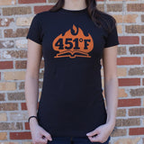 451 Fahrenheit T-Shirt (Ladies)