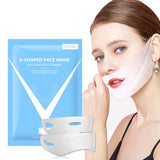 3PCS 4D Ear Hook V-Shaped Face Mask Chin Firming Slimming Gel Face Masks Lifting Face Mask Bandage Double Chin v Shape Face Mask
