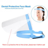 10pcs 1 Frame Protective Face Shield with Replaceable Covers feature