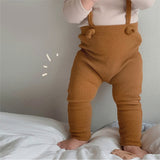 Children's Elastic Cotton Strap Overalls for Boys and Girls