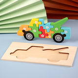 Montessori Wooden Dinosaur Puzzle for Toddlers
