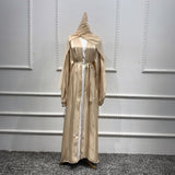 Muslim Hijab Dress Eid Abaya Dubai Bubble Sleeve Summer Turkish Dresses Abayas for Women Islamic Clothing Kimono Femme Musulmane