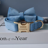 Personalized Velvet Cotton Quality Collar for Pets