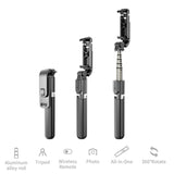 Wholesale in Stock L03 Aluminum Alloy Foldable Flexible  BT Tripod Selfie Stick