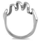 TK145 High Polished (No Plating) Stainless Steel Ring