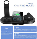 Wireless Charger 3 in 1 Qi Certified Fast Charging Station for iWatch for AirPods Pro Wireless Charging Stand for Iphone