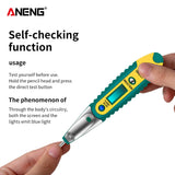 Digital Test Pencil Tester Electrical Voltage Detector Pen LCD Display Screwdriver  AC/DC 12-250v for Electrician Tools