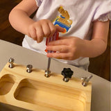 Montessori Busy Board Screw Bolt Set Toys for 2 Year Preschool Montessori Educational Toys for Children Kids Juguetes Montessori